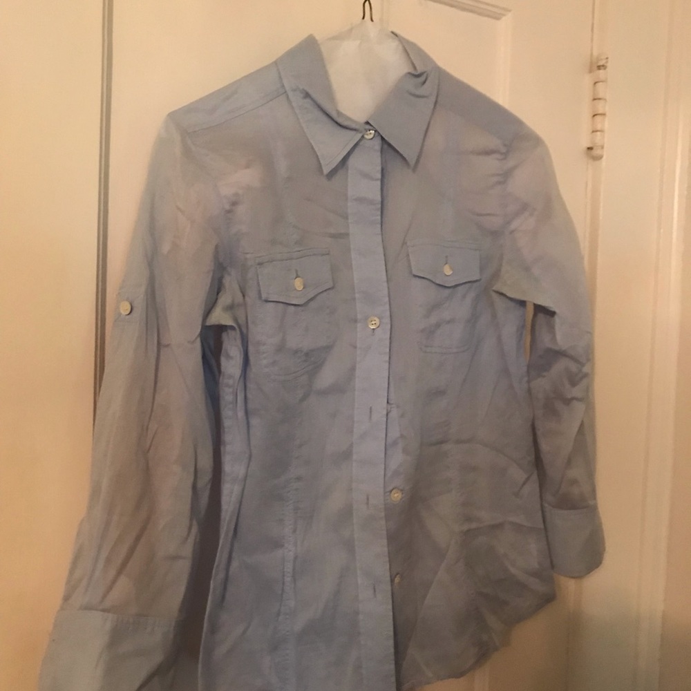 Theory Linen blouse